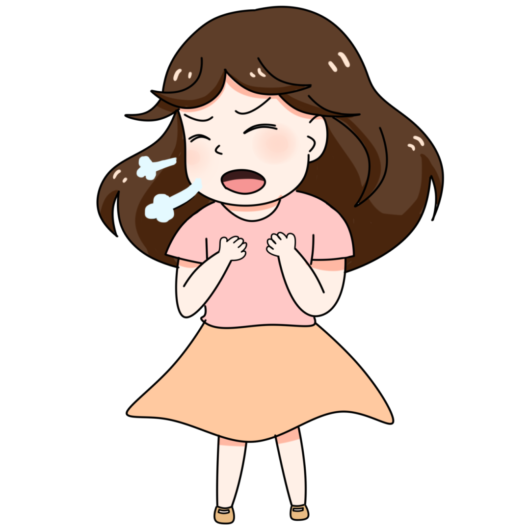 包图网_18254360手绘卡通感冒生病女孩插画.png